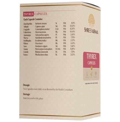 Shree Varma Thyrex Capsule (60 Each)