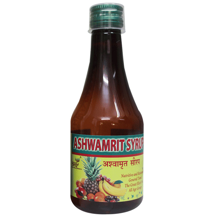 Shriji Herbal Products Ashwamrit, Immunity Enhancer, General Debility Tonic, Improves Appetite Syrup - Classic Derma