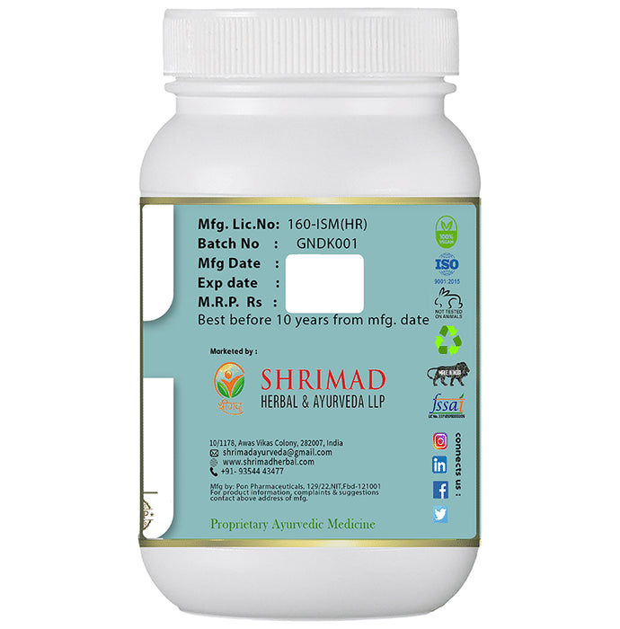 Shrimad Herbal Gandhak Vati Tablet