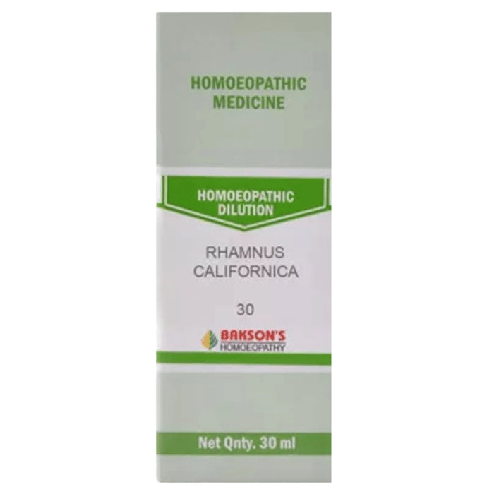 Bakson's Homeopathy Rhamnus Californica Dilution 30