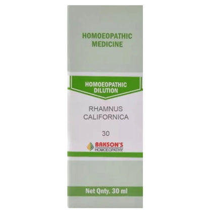 Bakson's Homeopathy Rhamnus Californica Dilution 30