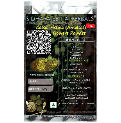 Sidhara Betta Herbals Cassia Fistula Flowers Powder - Classic Derma