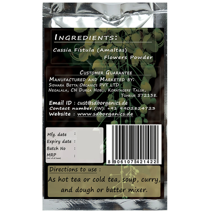 Sidhara Betta Herbals Cassia Fistula Flowers Powder