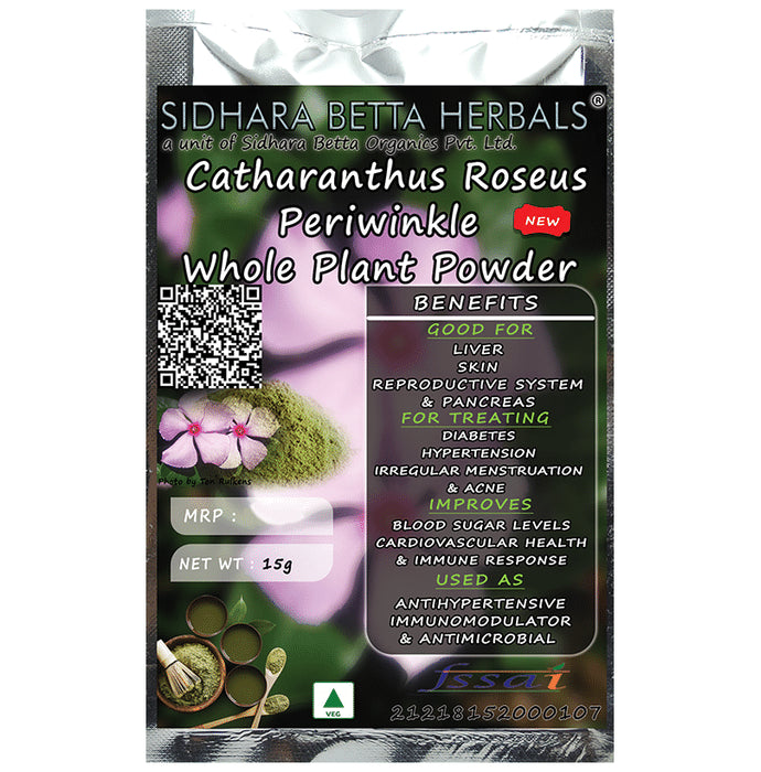 Sidhara Betta Herbals Catharanthus Roseus Powder - Classic Derma