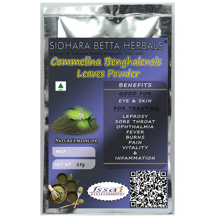 Sidhara Betta Herbals Commelina Benghalensis Leaves Powder - Classic Derma