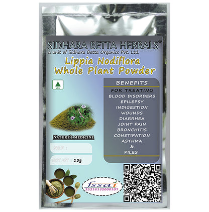 Sidhara Betta Herbals Lippia Nodiflora Whole Plant Powder - Classic Derma