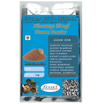 Sidhara Betta Herbals Mimusops Elengi Flowers Powder - Classic Derma