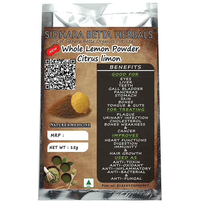 Sidhara Betta Herbals Whole Lemon Powder - Classic Derma