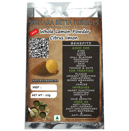 Sidhara Betta Herbals Whole Lemon Powder - Classic Derma