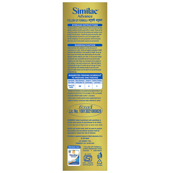 Similac Advance Stage 3 Follow-Up Formula (12 to 18 months)
