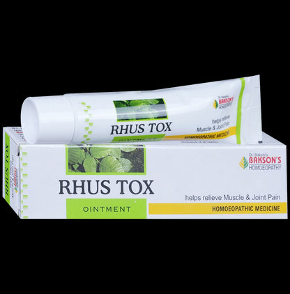 Bakson's Homeopathy Rhus Tox Ointment - Classic Derma