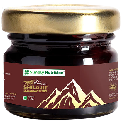 Simply Nutrition Pure Himalayan Shilajit - Classic Derma