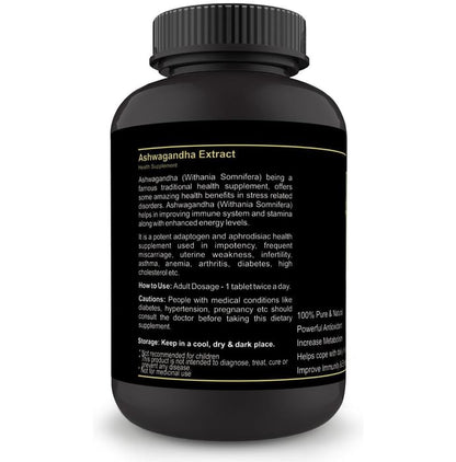 Sinew Nutrition Ashwagandha Supports General Wellness 500mg Tablet