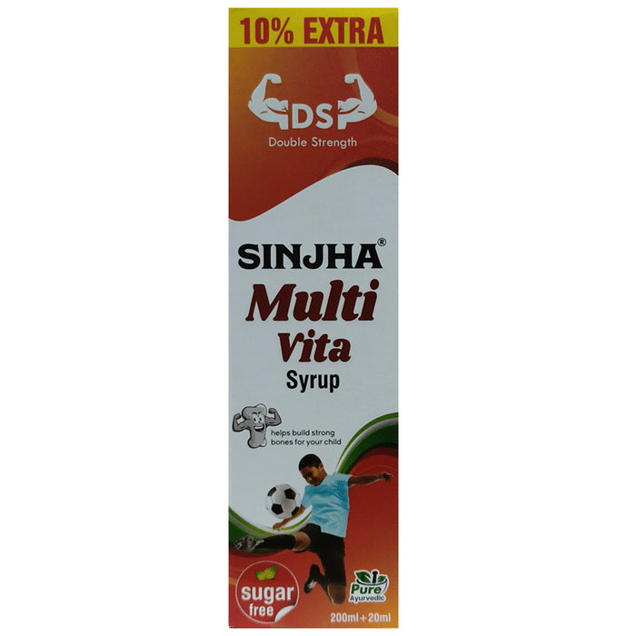 Sinjha Pure Ayurvedic Multi Vita Syrup Double Strength Sugar Free - Classic Derma