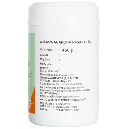 Sitaram Ayurveda Aja Aswagandha Rasayanam