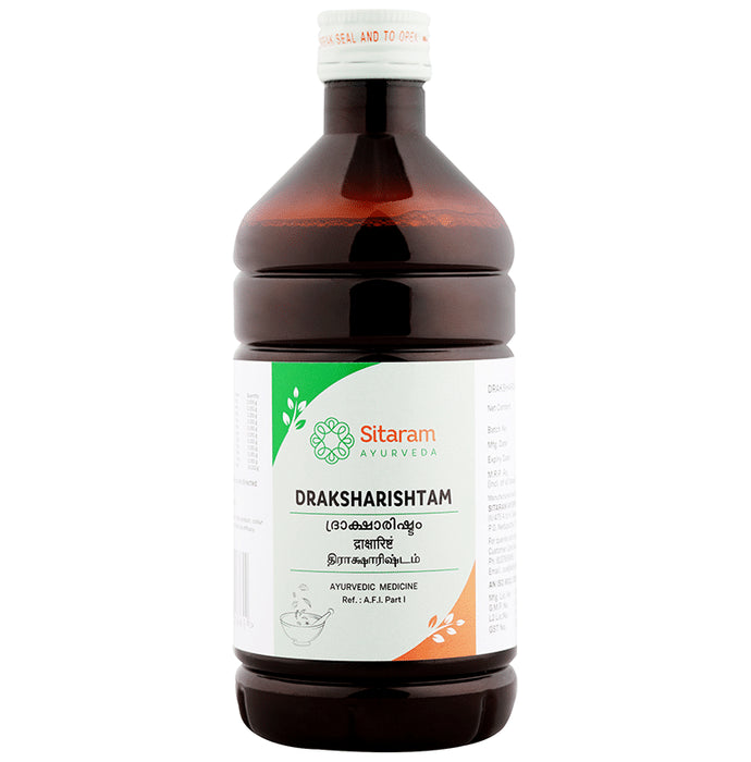 Sitaram Ayurveda Draksharishtam(450ml Each) - Classic Derma