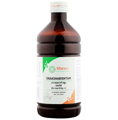 Sitaram Ayurveda Draksharishtam(450ml Each) - Classic Derma