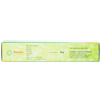 Sitaram Ayurveda Rasothamadi Lepam (15gm Each)
