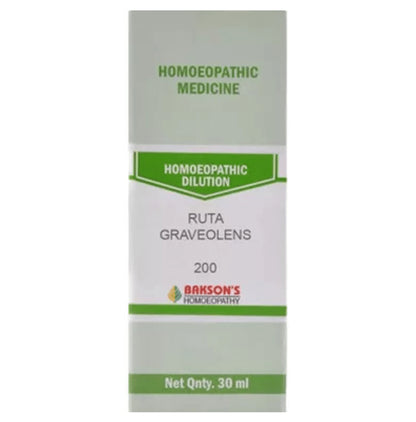Bakson's Homeopathy Ruta Graveolens Dilution 200 - Classic Derma