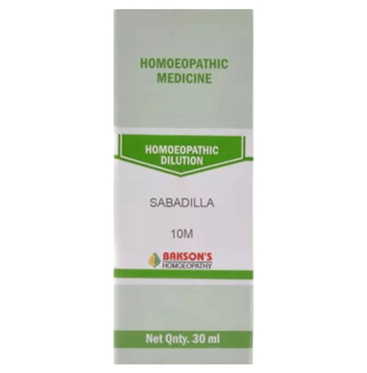 Bakson's Homeopathy Sabadilla Dilution 10M - Classic Derma