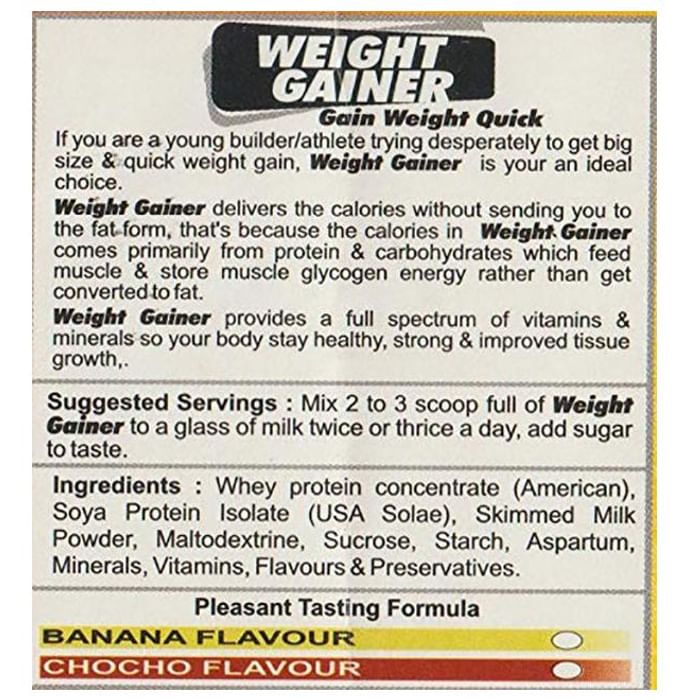 Champ's Weight Gainer Banana