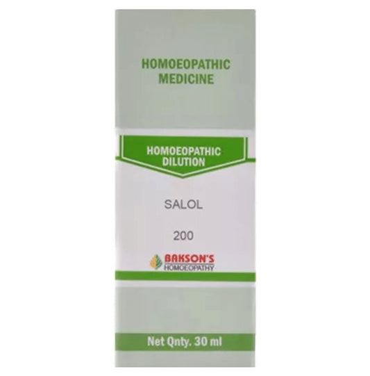 Bakson's Homeopathy Salol Dilution 200 - Classic Derma
