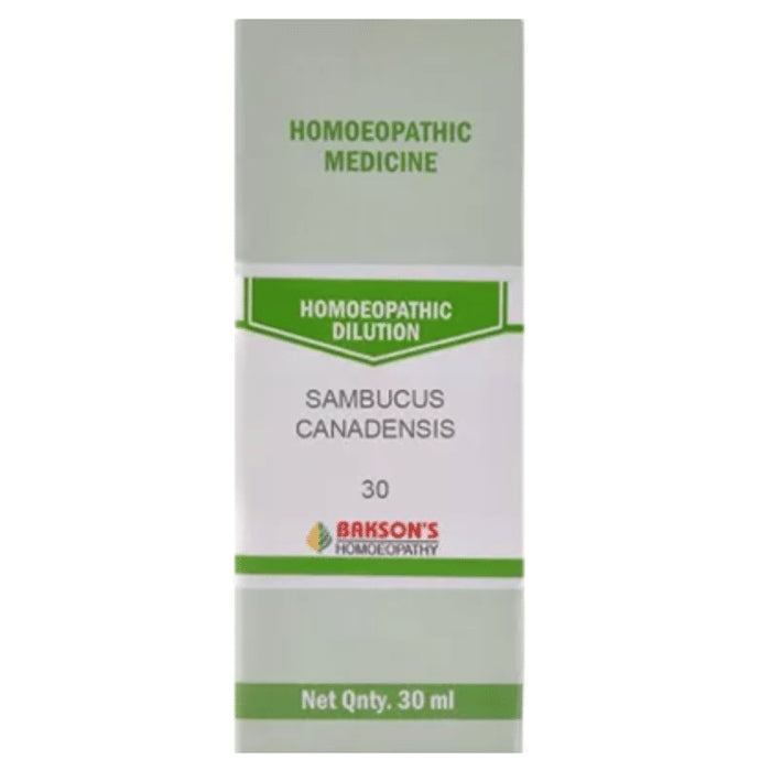 Bakson's Homeopathy Sambucus Canadensis Dilution 30 - Classic Derma
