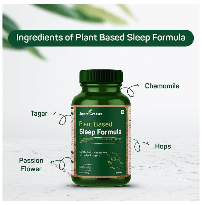 Smart Greens Plant Based Sleep Formula Capsule