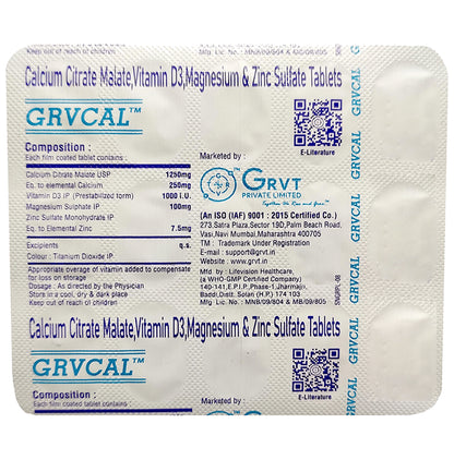 Grvcal Tablet - Classic Derma
