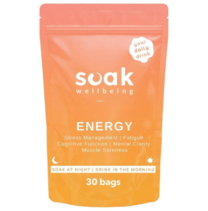 Soak Wellbeing Energy Powder (1.5gm Each) - Classic Derma