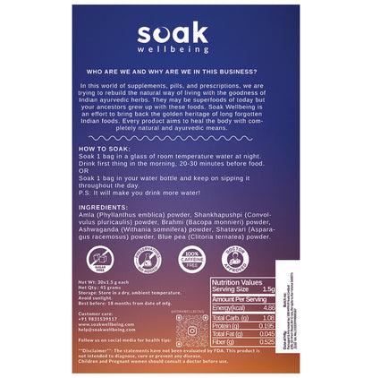 Soak Wellbeing Head Turner Powder (1.5gm Each)