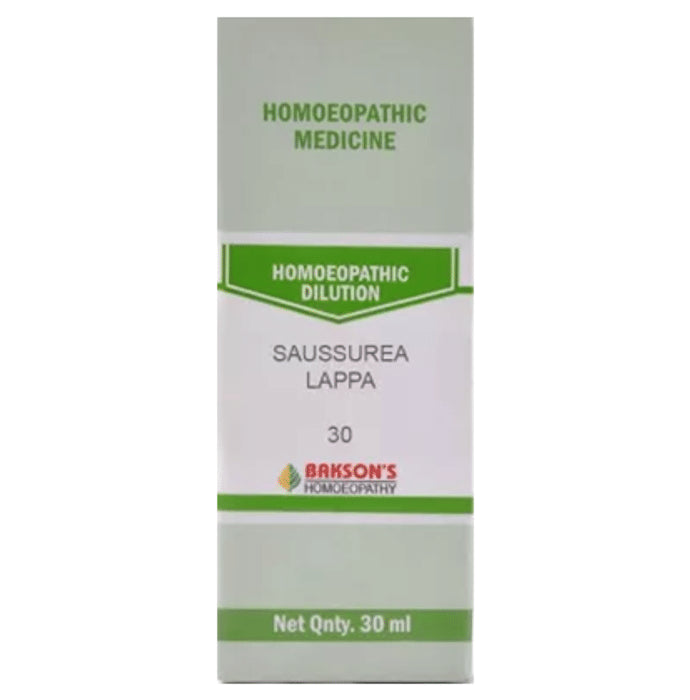 Bakson's Homeopathy Saussurea Lappa Dilution 30 - Classic Derma
