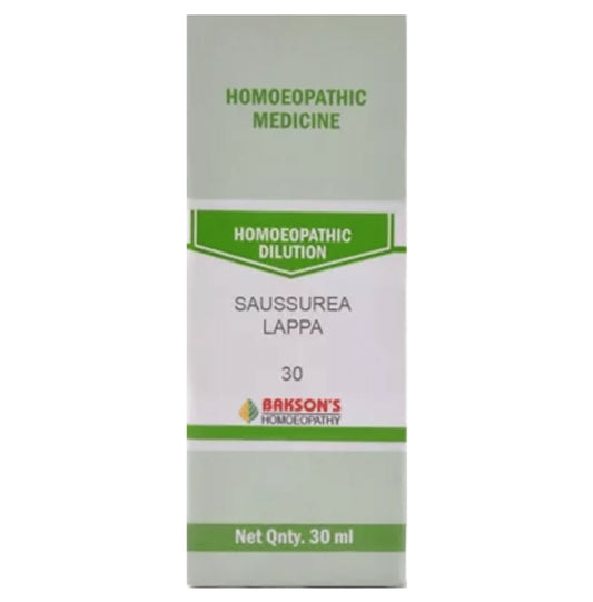Bakson's Homeopathy Saussurea Lappa Dilution 30 - Classic Derma