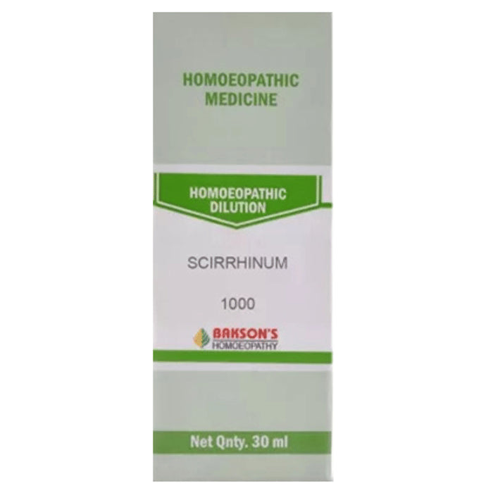 Bakson's Homeopathy Scirrhinum Dilution 1000 CH - Classic Derma