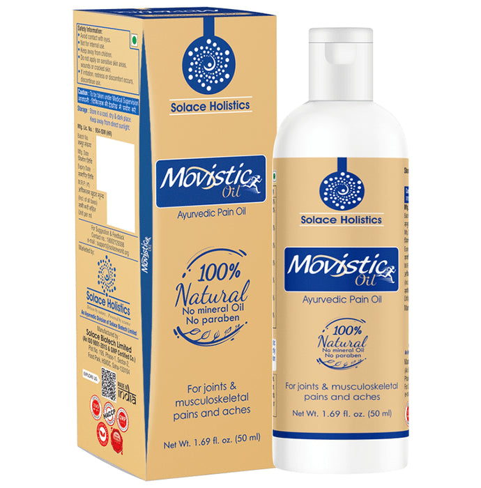 Solace Holistics Movistic Ayurvedic Pain Oil - Classic Derma