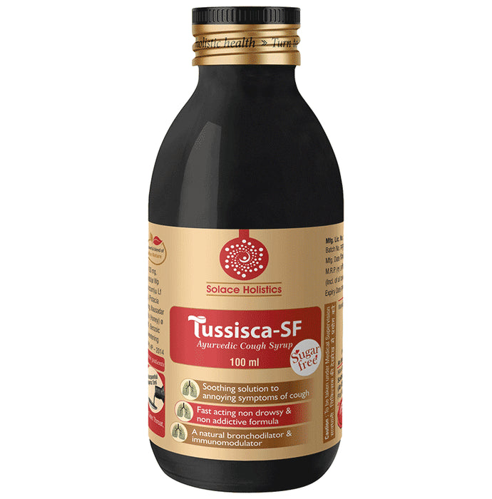 Solace Holistics Tussisca SF Cough Syrup Sugar Free - Classic Derma