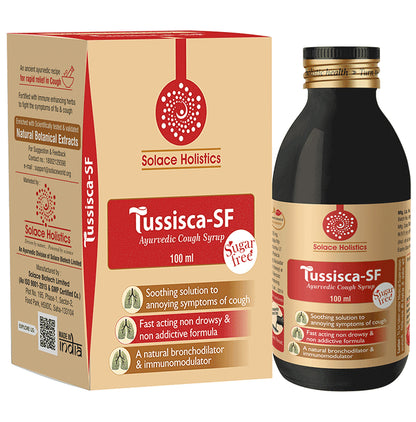 Solace Holistics Tussisca SF Cough Syrup Sugar Free
