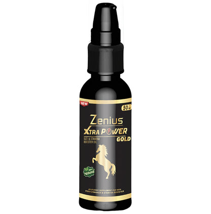 Zenius Xtra Power Gold Oil | for Men Performance & Stamina Booster - Classic Derma