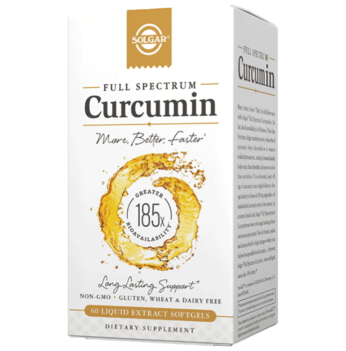 Solgar Full Spectrum Curcumin Liquid Extract Softgels - Classic Derma
