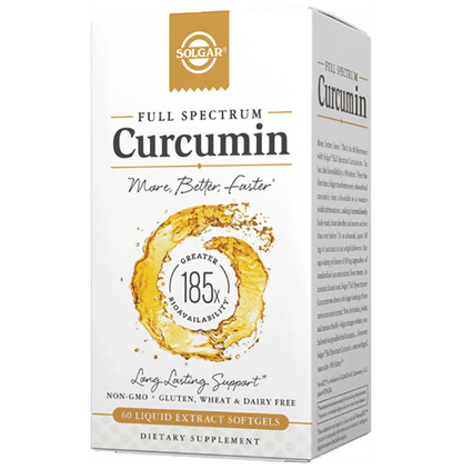 Solgar Full Spectrum Curcumin Liquid Extract Softgels - Classic Derma