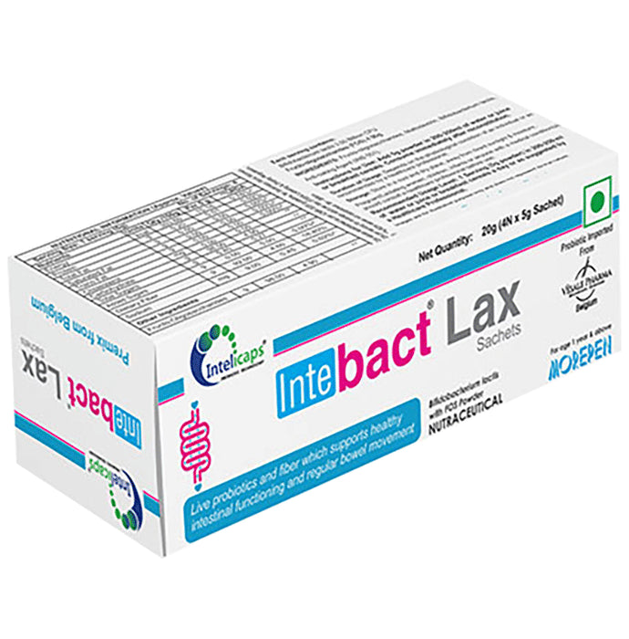 Intebact Lax Sachet (5gm Each) - Classic Derma