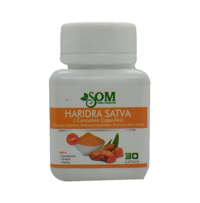 Som Herbal Specialities Haridra Satva Capsule - Classic Derma