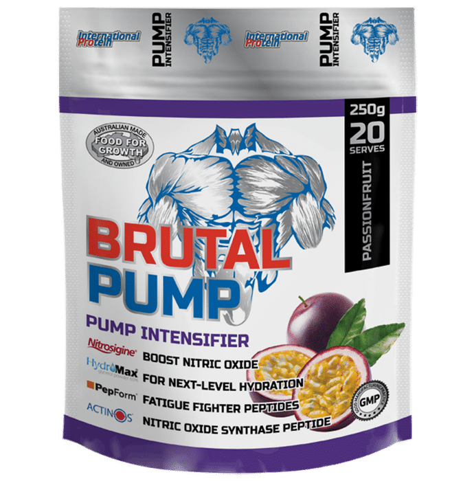 International Protein Brutal Pump Powder Passion Fruit - Classic Derma