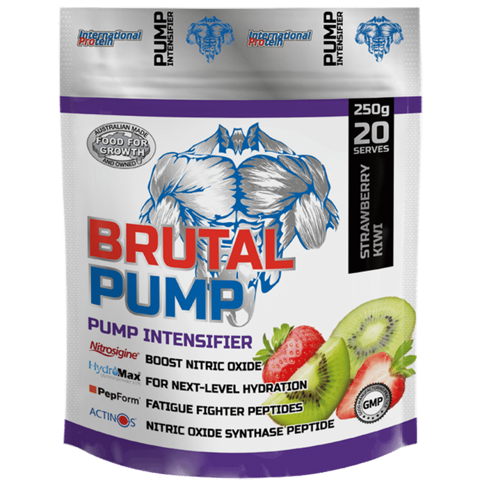 International Protein Brutal Pump Powder Strawberry Kiwi - Classic Derma