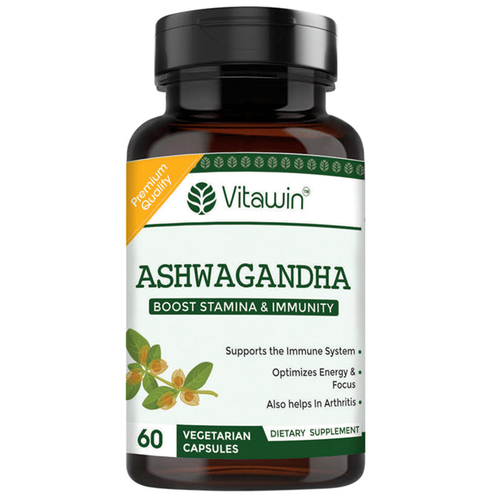 Vitawin Ashwagandha Vegetarian Capsule - Classic Derma