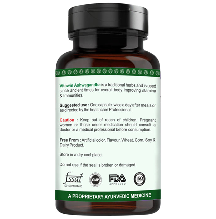 Vitawin Ashwagandha Vegetarian Capsule