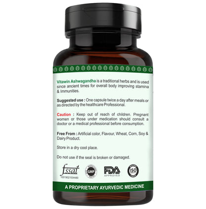 Vitawin Ashwagandha Vegetarian Capsule