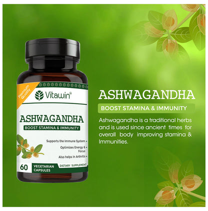 Vitawin Ashwagandha Vegetarian Capsule