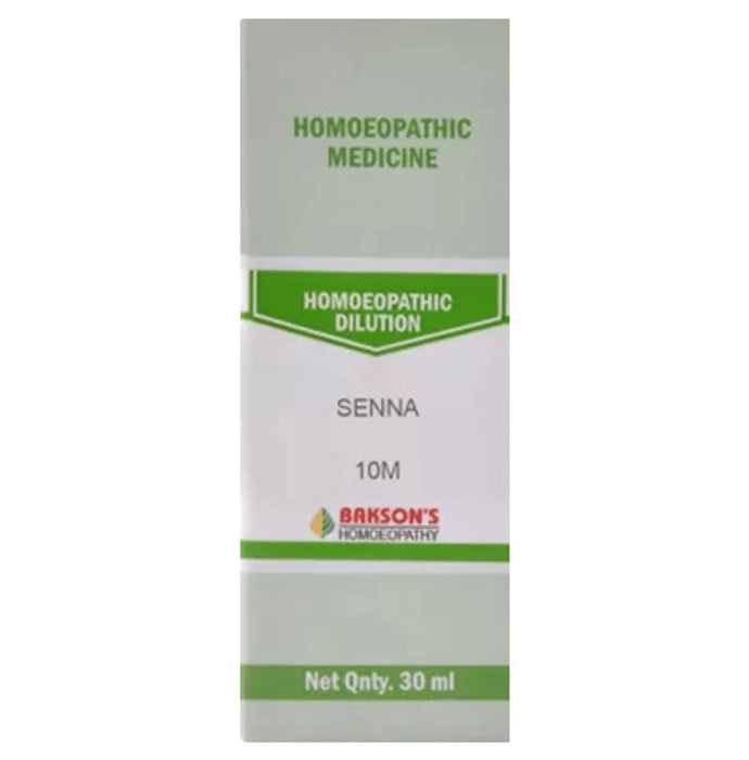 Bakson's Homeopathy Senna Dilution 10M - Classic Derma