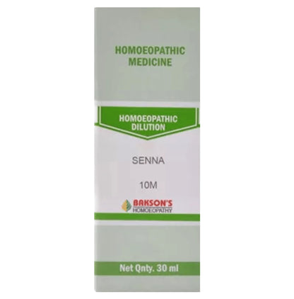 Bakson's Homeopathy Senna Dilution 10M - Classic Derma